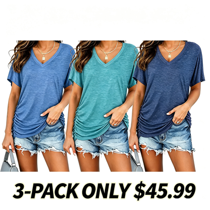 Women's V-Neck Everyday Tee | Ultra-Soft, Flattering Fit & All-Day Comfort