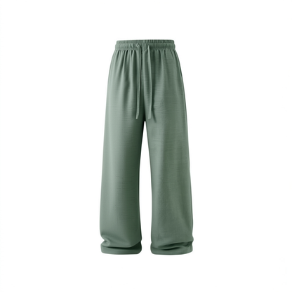 Men's Vintage Linen Pants – Loose Fit, Drawstring Waist, Lightweight & Breathable for Summer