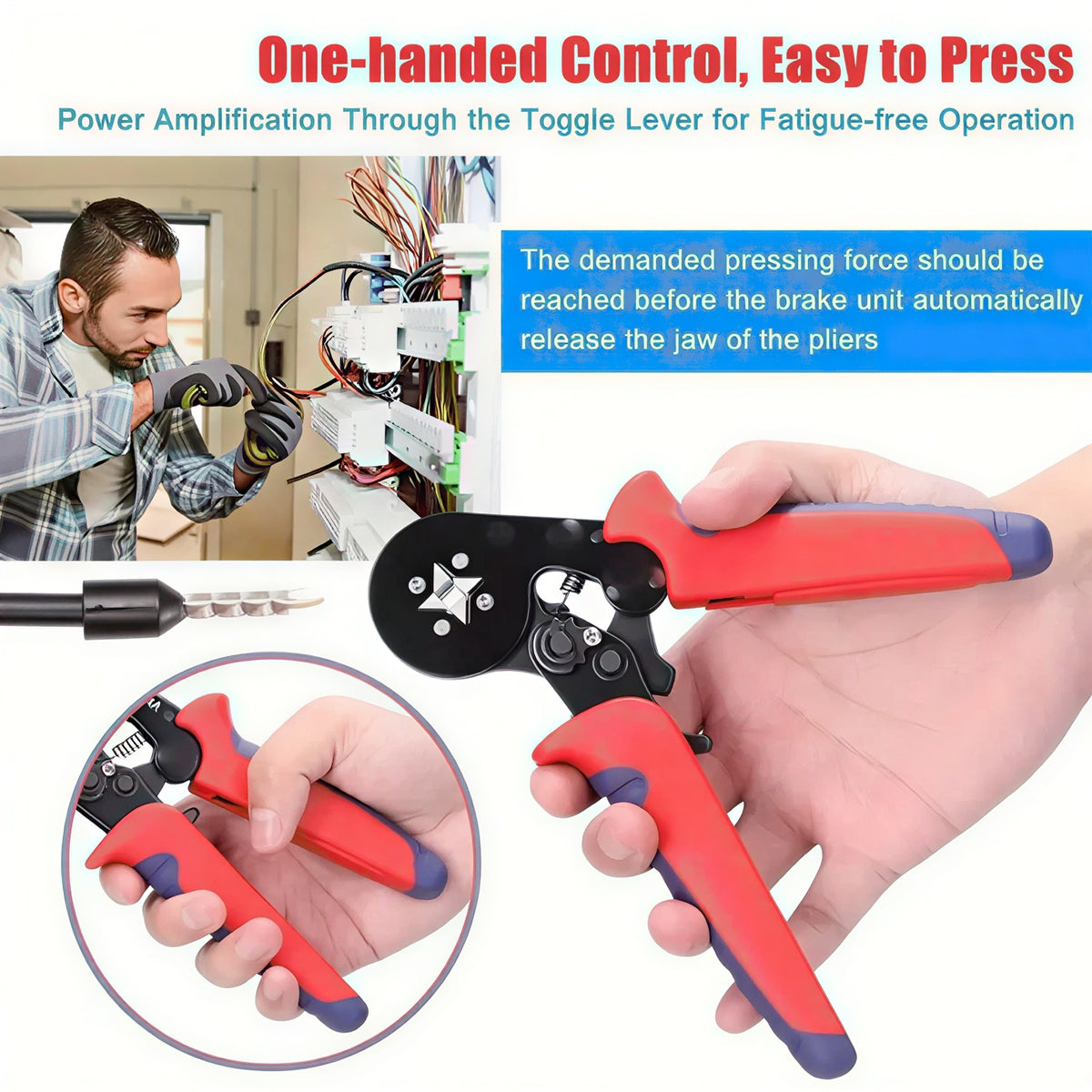 🔥Multifunctional Wire Terminal Crimping Tool, 1 Set Wire Crimping Tool Kit🔥