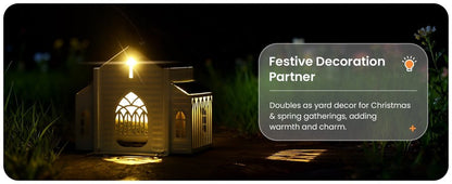 🎁 Mother’s Day 60% OFF-✝️Church-Shaped Metal Solar Bird Feeder(✨Same as in the video)