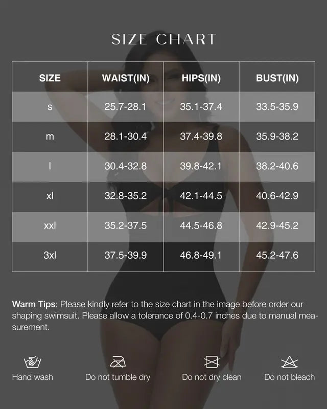 Women's Tummy Control Swimsuit One Piece Slimming Bathing Suit