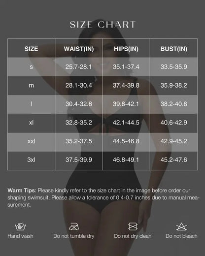 Women's Tummy Control Swimsuit One Piece Slimming Bathing Suit