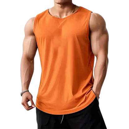 Men's Sleek Athletic Tank Top – Ultra-Soft Moisture-Wicking Fabric, Perfect for Gym to Street Style