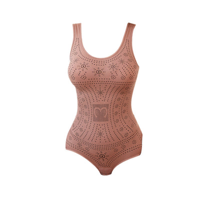 Women Slimming Bodysuits Shapewear Tops Tummy Control Body Shaper Spaghetti Strap Camisole Leotards Bodycon Jumpsuit