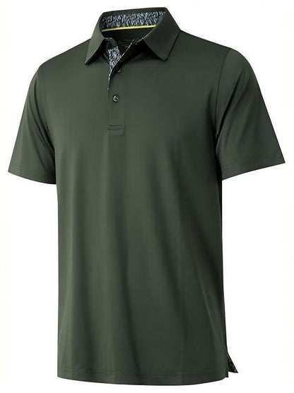 👕 Men's Quick-Dry Performance Polo Shirt | Moisture-Wicking & UPF30+