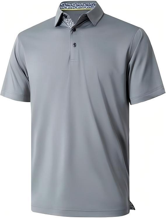 👕 Men's Quick-Dry Performance Polo Shirt | Moisture-Wicking & UPF30+