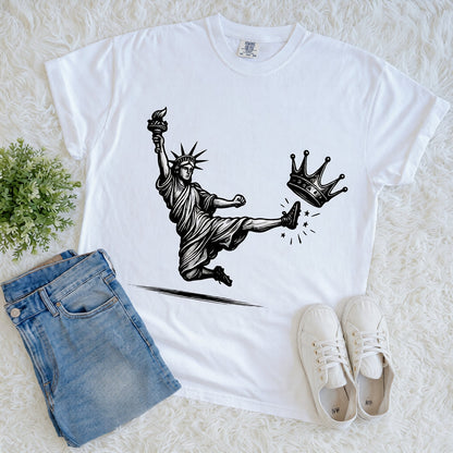 🔥No Kings Shirt, Statue of Liberty, Democracy Tee,  Liberal T shirt, Democrat T Shirt, Anti Fascism