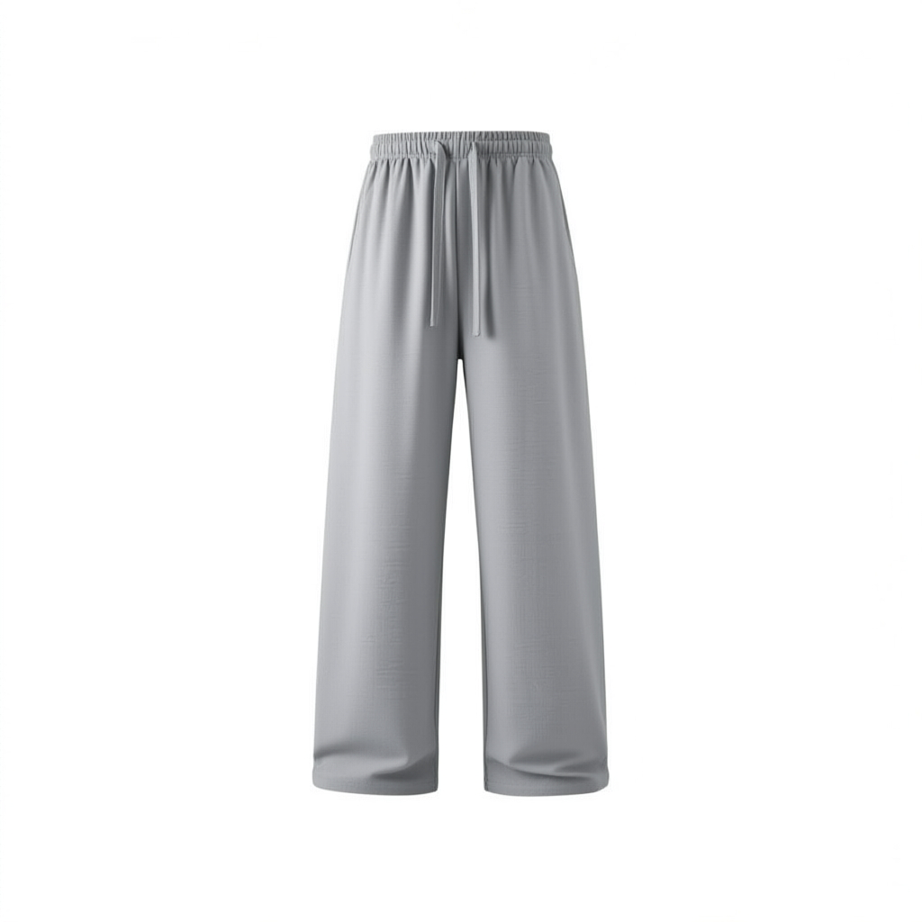Men's Vintage Linen Pants – Loose Fit, Drawstring Waist, Lightweight & Breathable for Summer