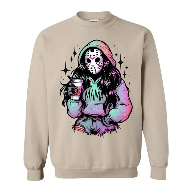 Halloween Spooky Mama Sweatshirt, Cool Mama Halloween Sweatshirt, Mama Halloween Gift, Gifts For Mom