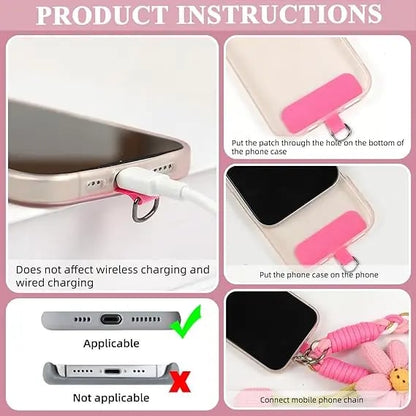 Cute Floral Phone Crossbody Lanyard – Hands-Free & Stylish!