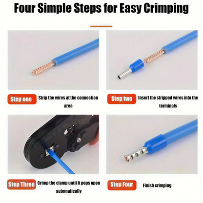 🔥Multifunctional Wire Terminal Crimping Tool, 1 Set Wire Crimping Tool Kit🔥