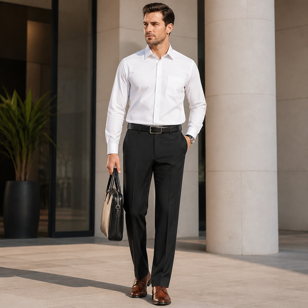 Men's Cooling Ice-Silk Pants – Breathable Comfort-Fit Trousers