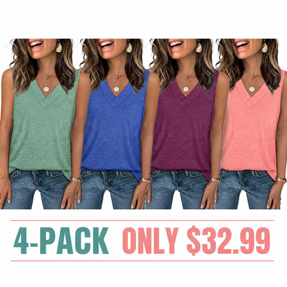 Tank Tops For Women Summer V Neck T Shirts