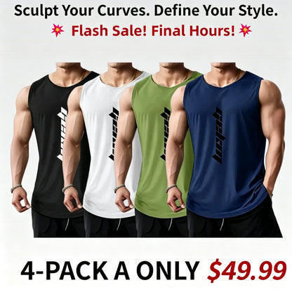 Men's Performance Tank Top – Lightweight Gym & Casual Athletic Shirt