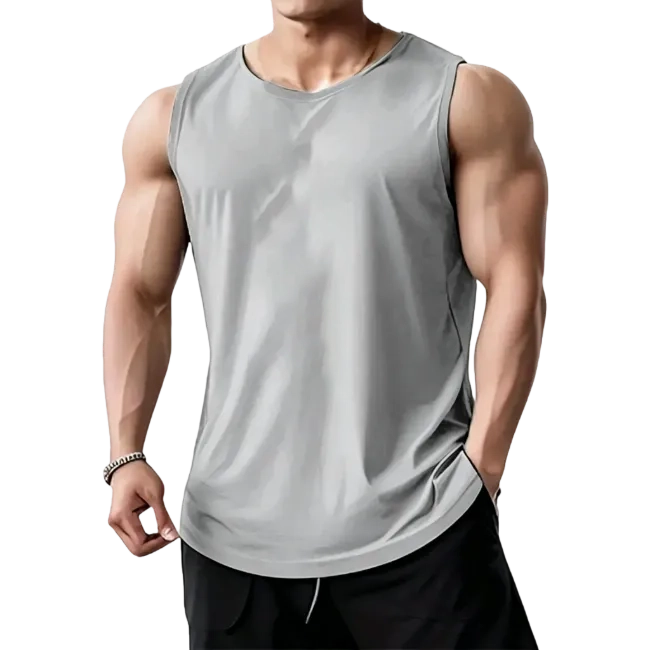 Men's Sleek Athletic Tank Top – Ultra-Soft Moisture-Wicking Fabric, Perfect for Gym to Street Style