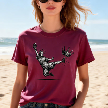 🔥No Kings Shirt, Statue of Liberty, Democracy Tee,  Liberal T shirt, Democrat T Shirt, Anti Fascism